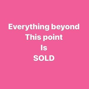 Everything beyond this point is sold